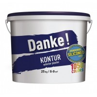 Danke Kontur Штукатурка декоративна «Баранчик» зерно 1,5 мм біла (25 кг)