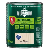 VIDARON V17 Импрегнат пропитка для дерева выбеленный дуб (0,7 л)